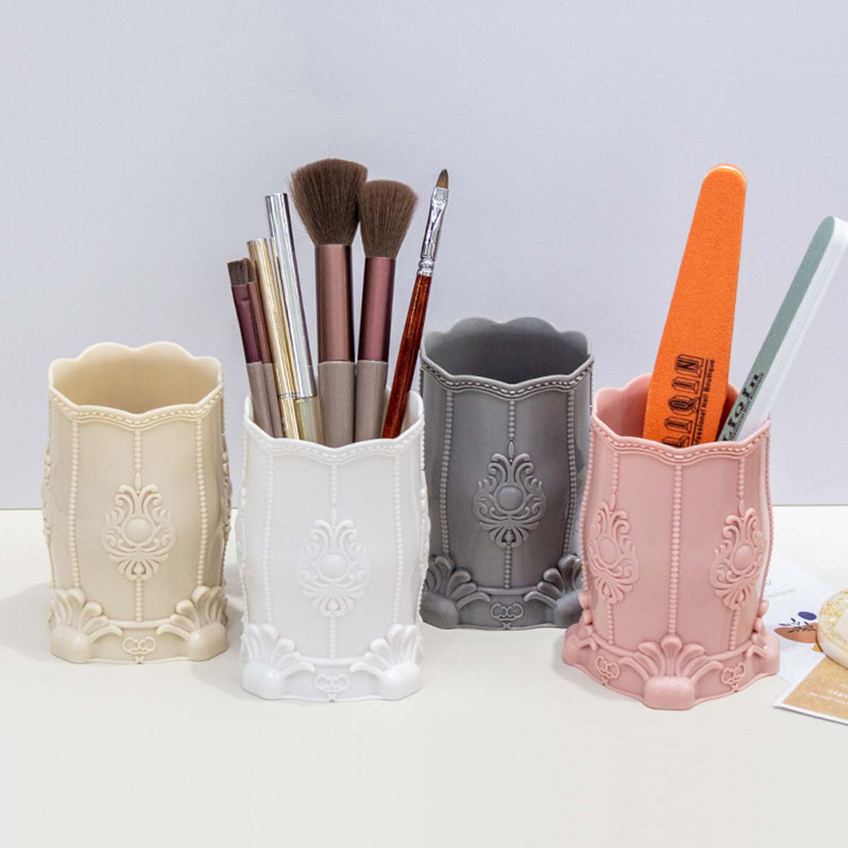 Home Office Student - Support créatif pour pinceaux de maquillage/stylos,