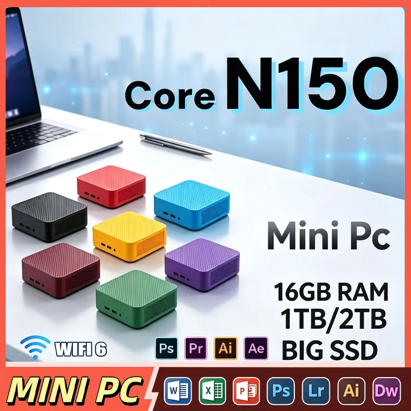 Home Office Windows 11 - Mini PC Windows 11 Core N150,