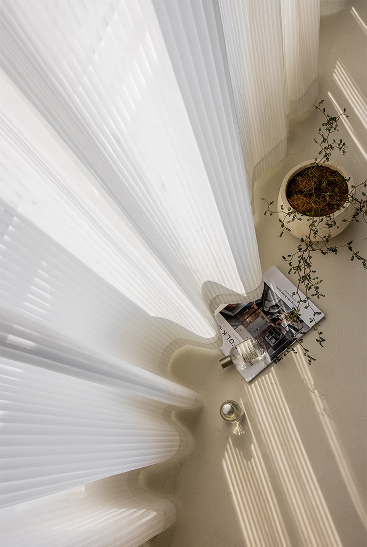 Home Office Ye - Rideaux fantaisie blancs pour chambre à