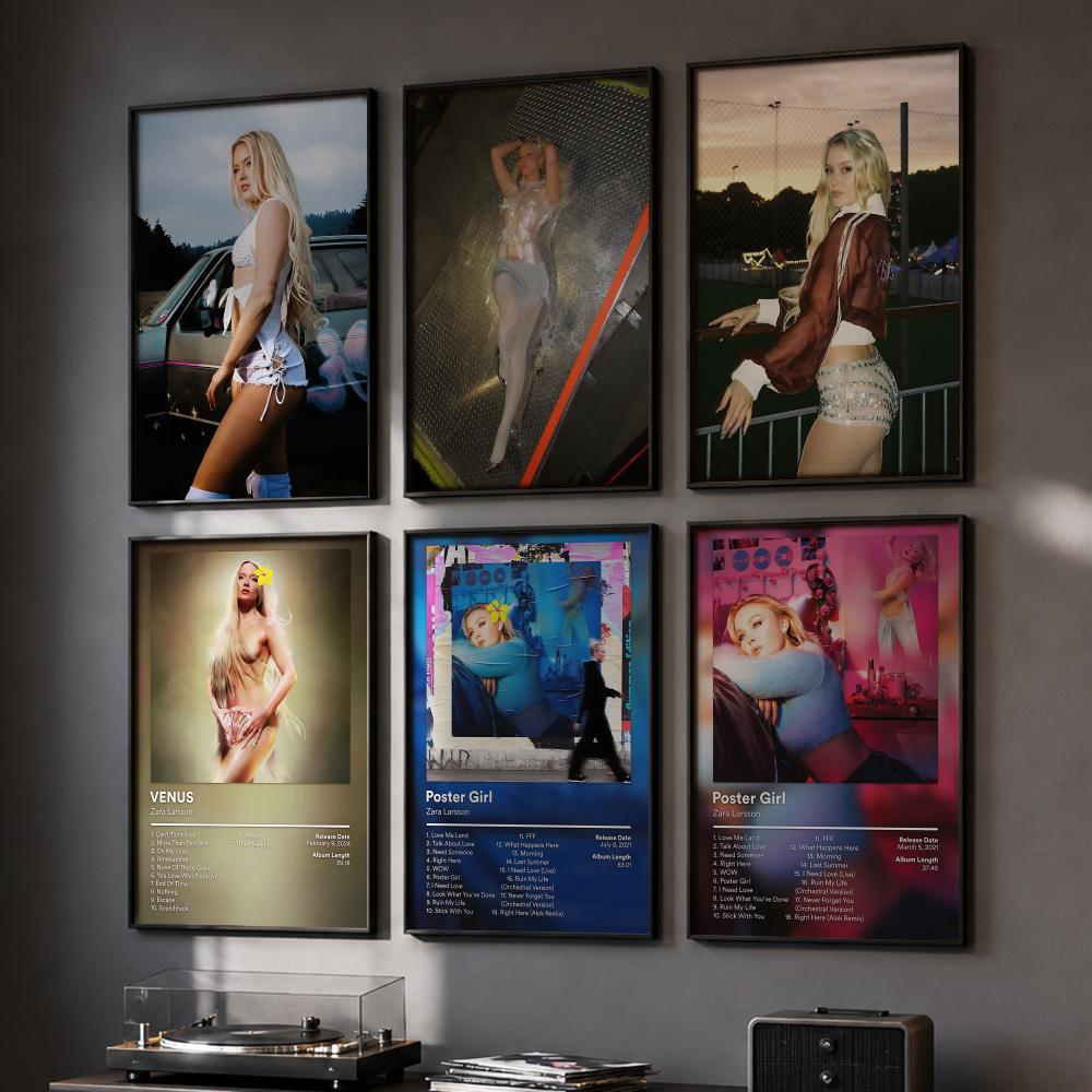 Home Office Printer - Zara L-Larsson Rapper Album Poster HD