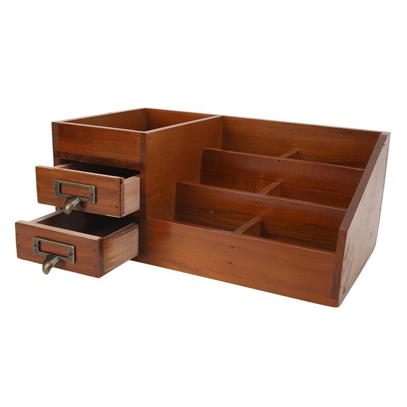 Desktop Organizer Bamboo - CHCH armoire de rangement en bois