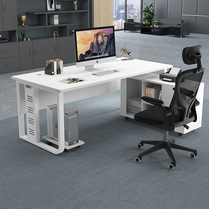 Home Office Interior Design - Bureau d'angle design nordique de luxe