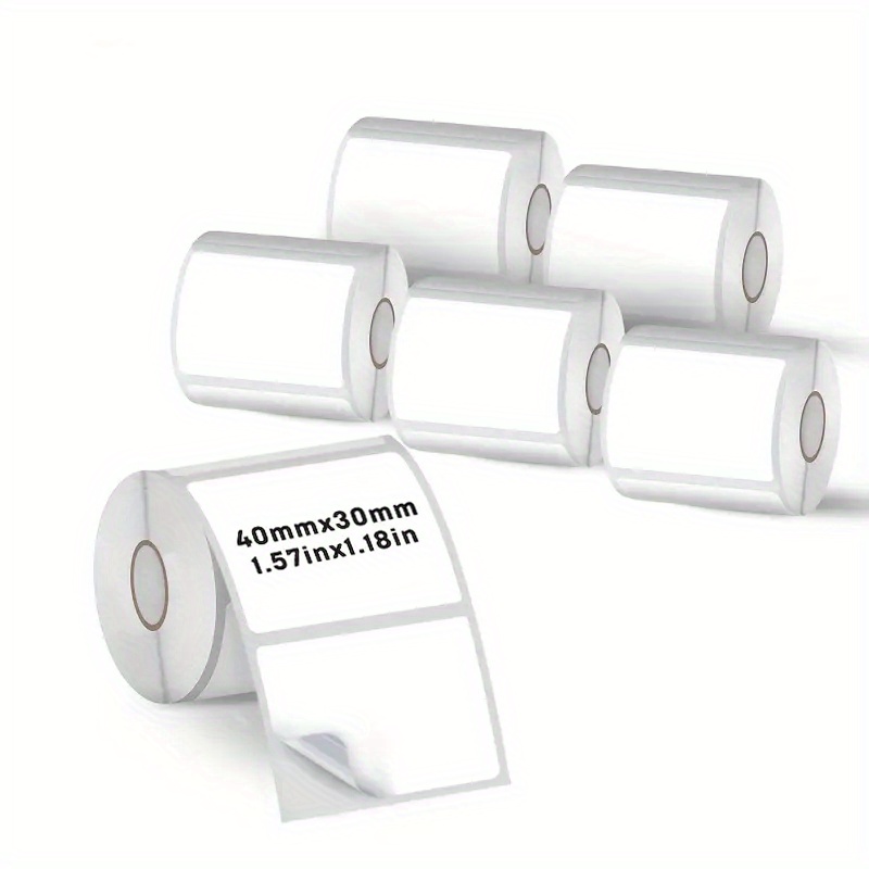Home Office Printer - 6 rouleaux de papier d'étiquettes thermiques