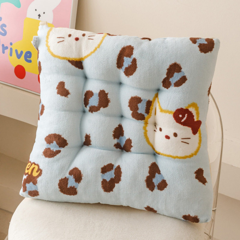 Home Office Student - Coussin de siège en peluche épaissi