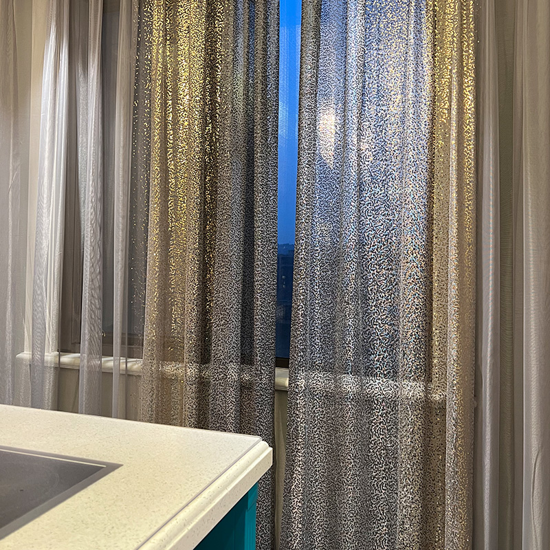 Rideau en Tulle dégradé de pai - Home Office Industrial Style avis et prix
