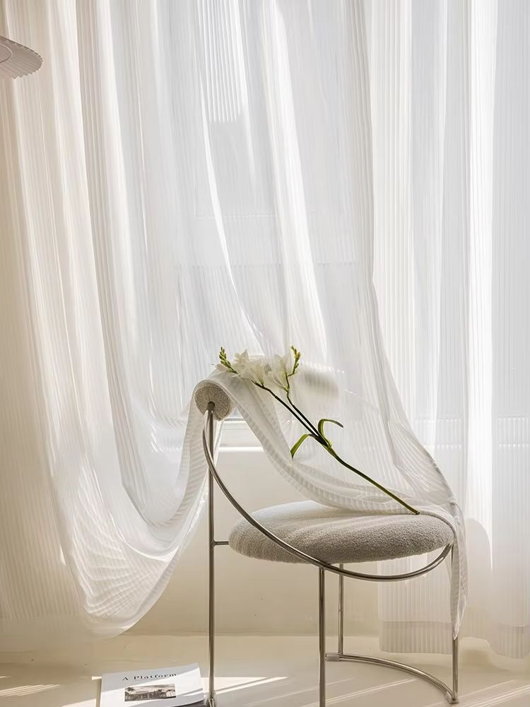 Rideaux fantaisie blancs pour  - Home Office Ye avis et prix