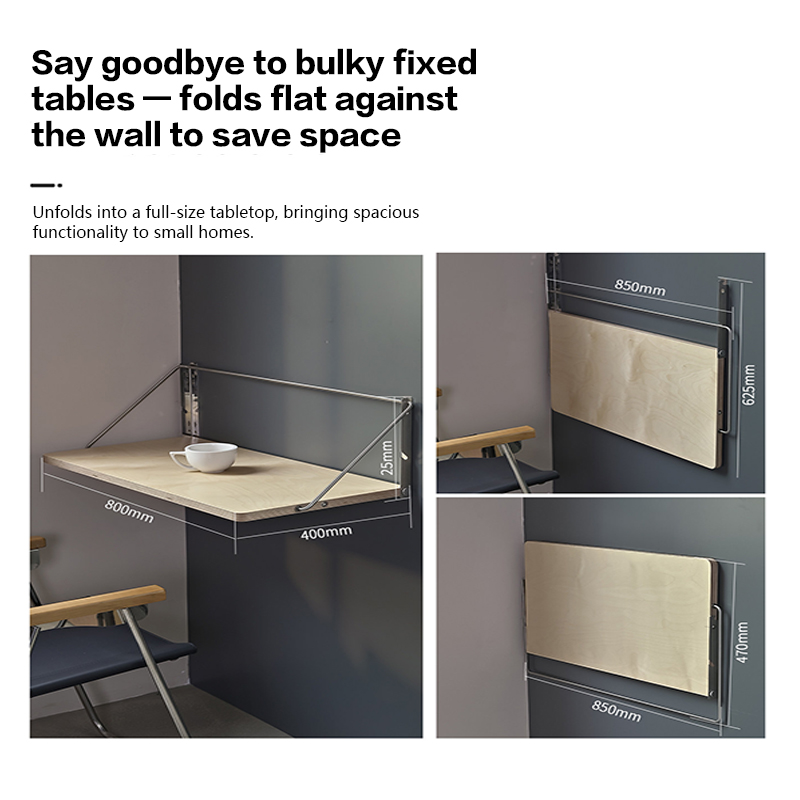 Bureau mural pliable en contre - Home Office Industrial Style avis et prix