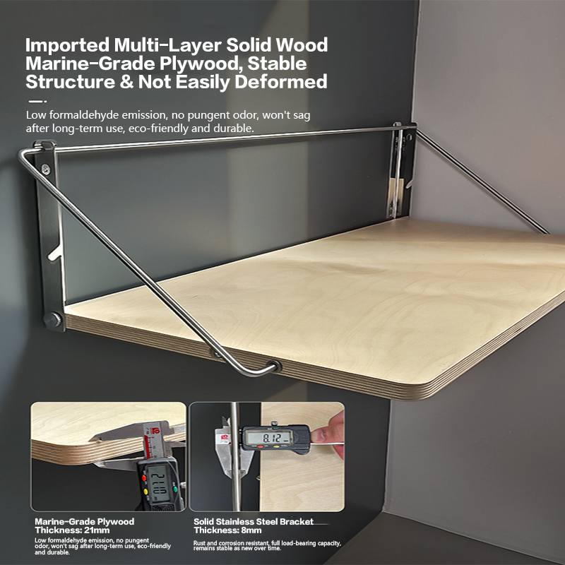 Bureau mural pliable en contre - Home Office Industrial Style avis et prix