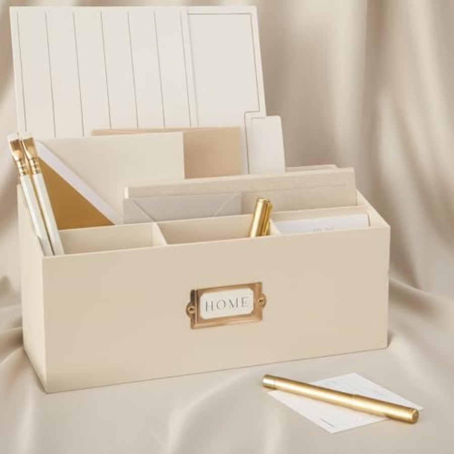 Organisateur de courrier éléga - Desktop Organizer Bamboo avis et prix