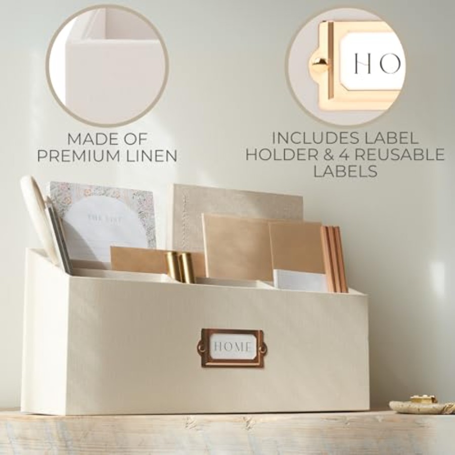 Organisateur de courrier éléga - Desktop Organizer Bamboo avis et prix