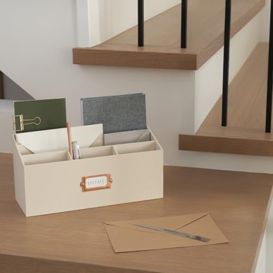 Organisateur de courrier éléga - Desktop Organizer Bamboo avis et prix