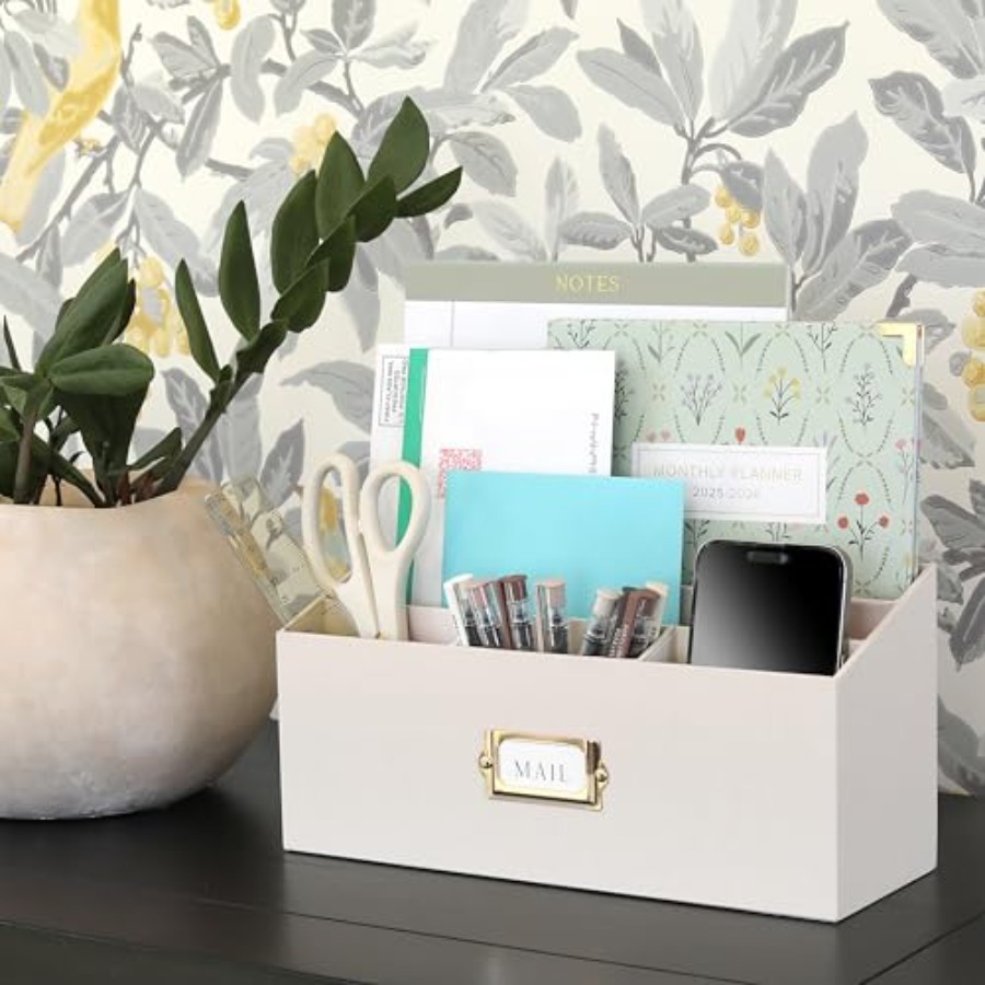 Organisateur de courrier éléga - Desktop Organizer Bamboo avis et prix