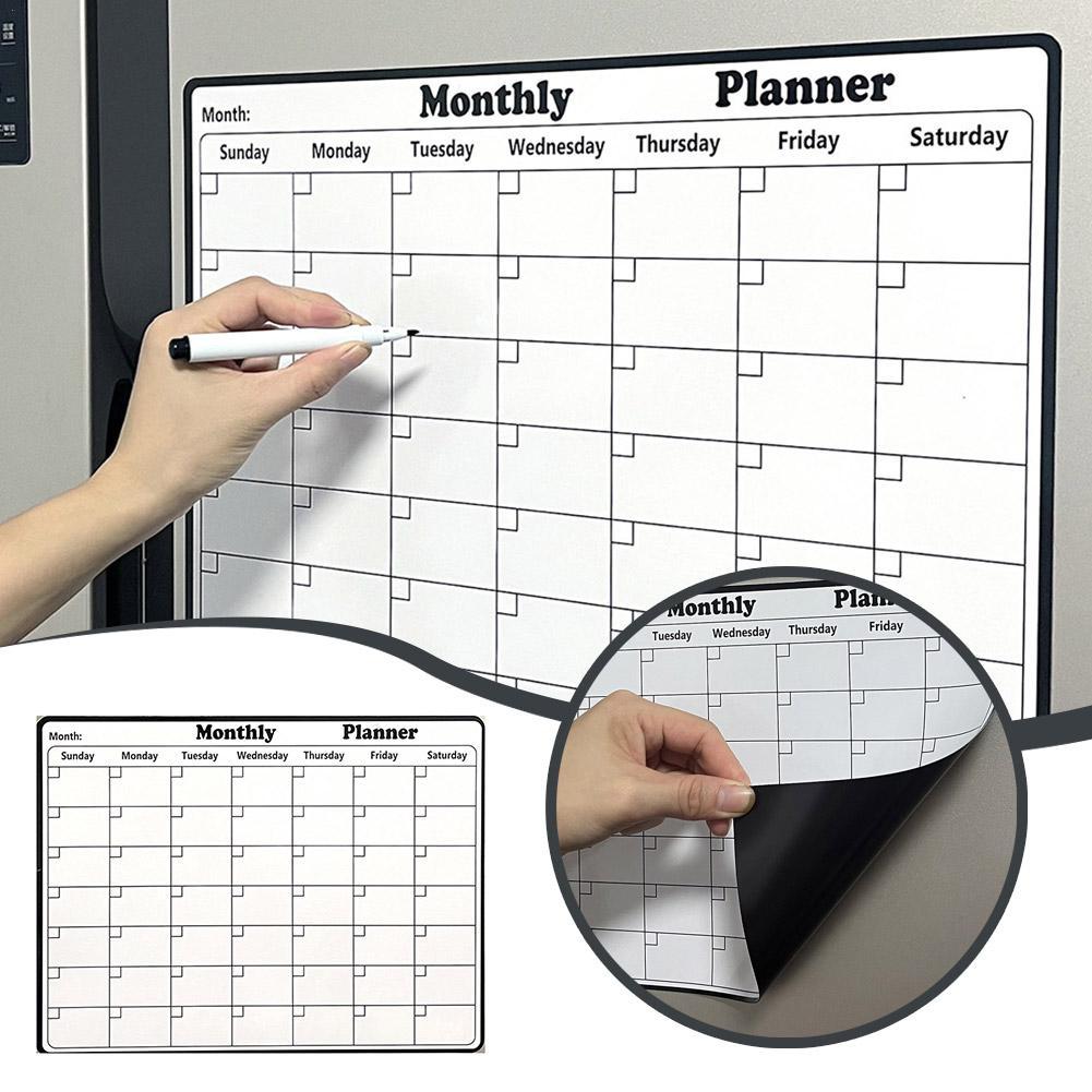 Tableau blanc magnétique éléga - Magnetic Calendar Board avis et prix