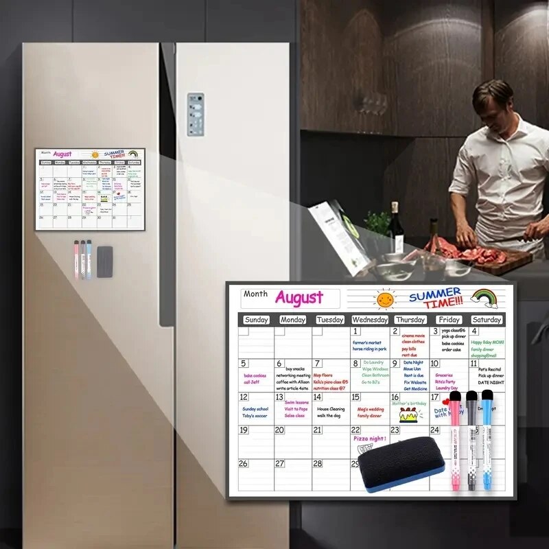 1 ensemble de calendrier magné - Magnetic Calendar Board avis et prix