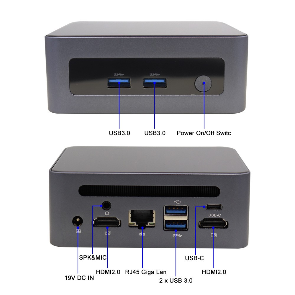 Mini PC AMD NUC Ryzen 5 5600H  - Home Office Windows 11 avis et prix