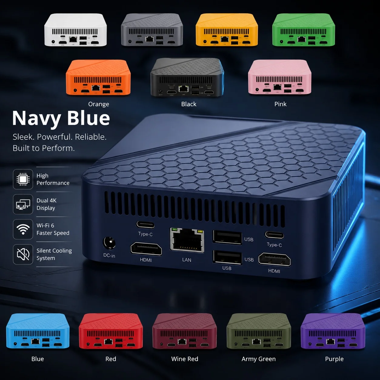 Mini PC Intel Core I9-10980HK, - Home Office Windows 11 avis et prix