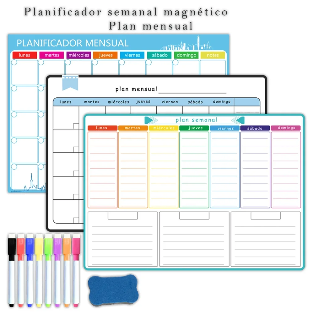 Planificateur hebdomadaire et  - Magnetic Calendar Board avis et prix