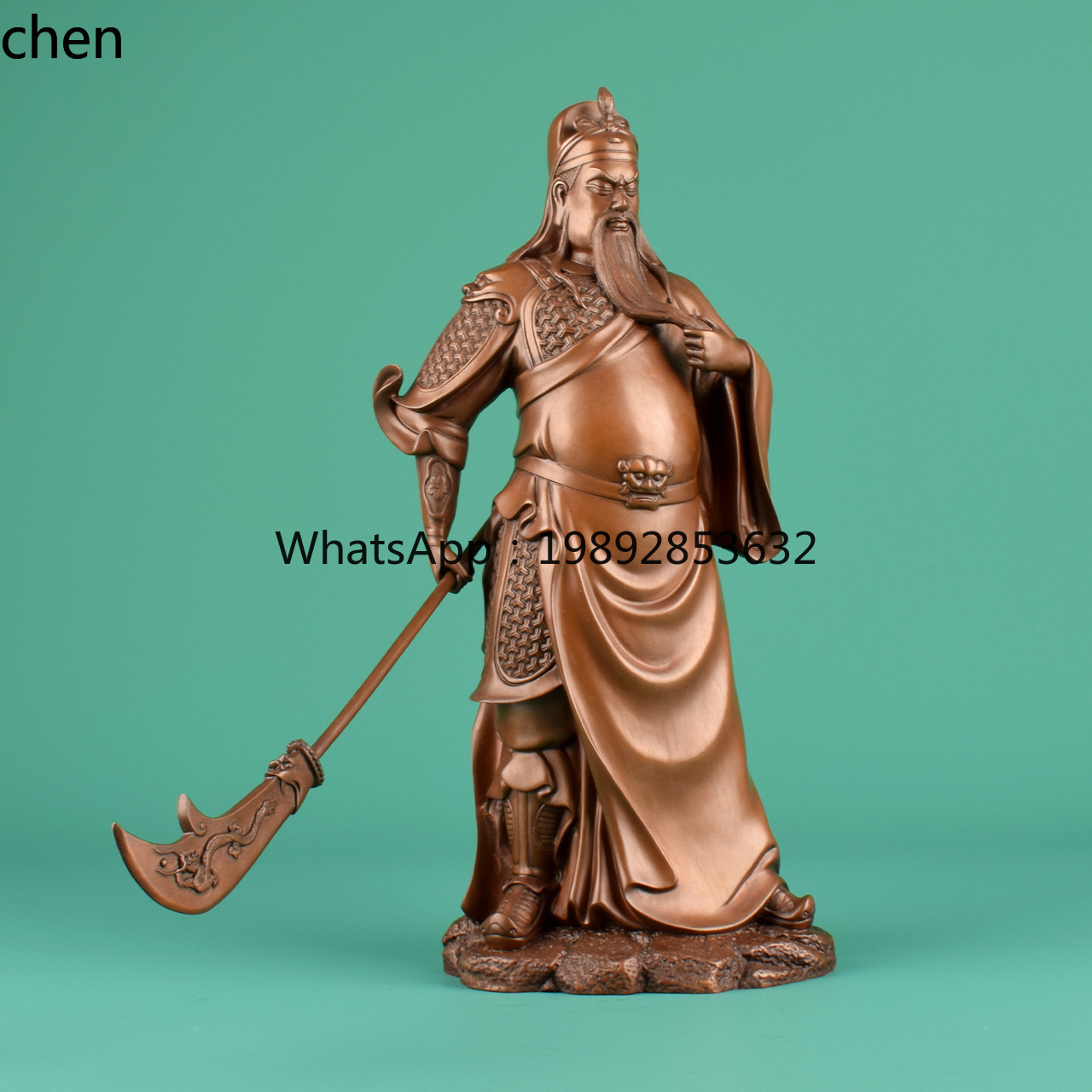 Figurine Guan Gong en Cuivre R - Home Office Ye avis et prix