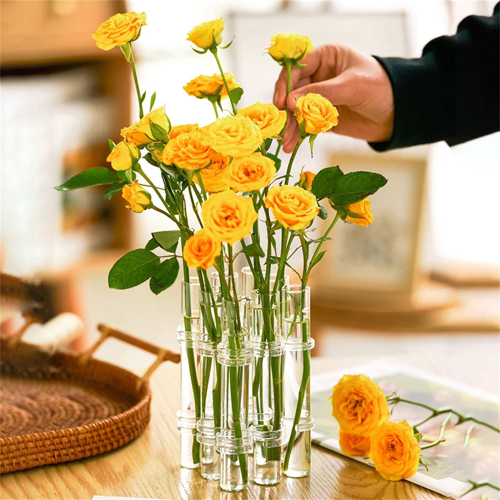Vase à fleurs à charnière en v - Home Office Form avis et prix