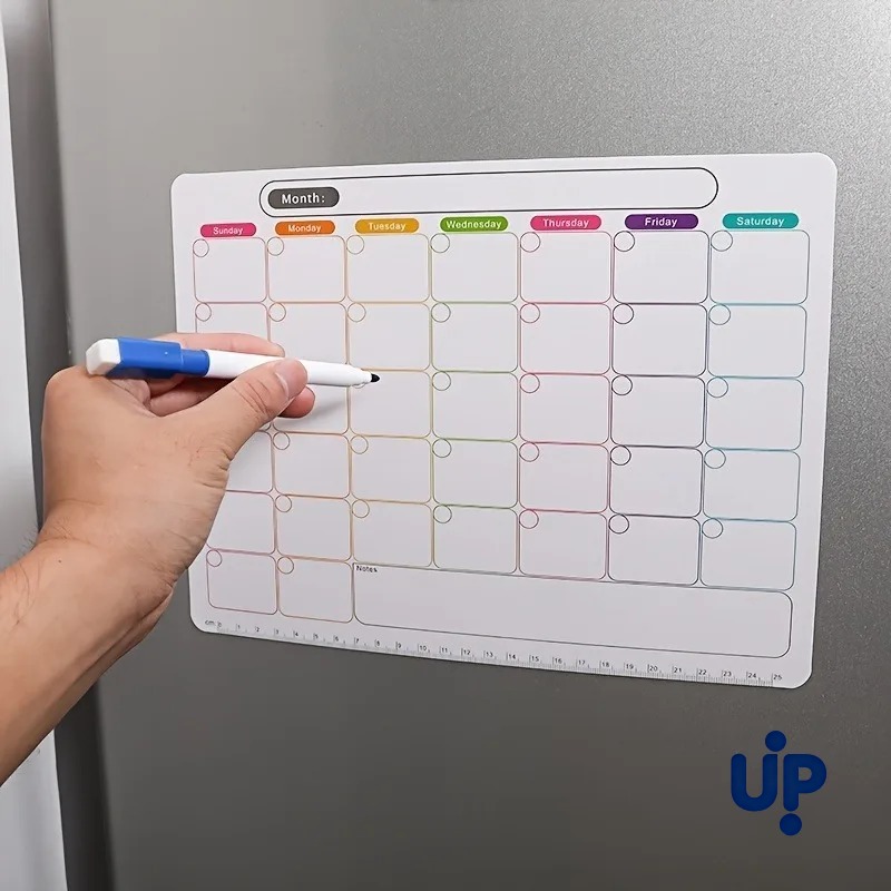 Un aimant de réfrigérateur, pl - Magnetic Calendar Board avis et prix