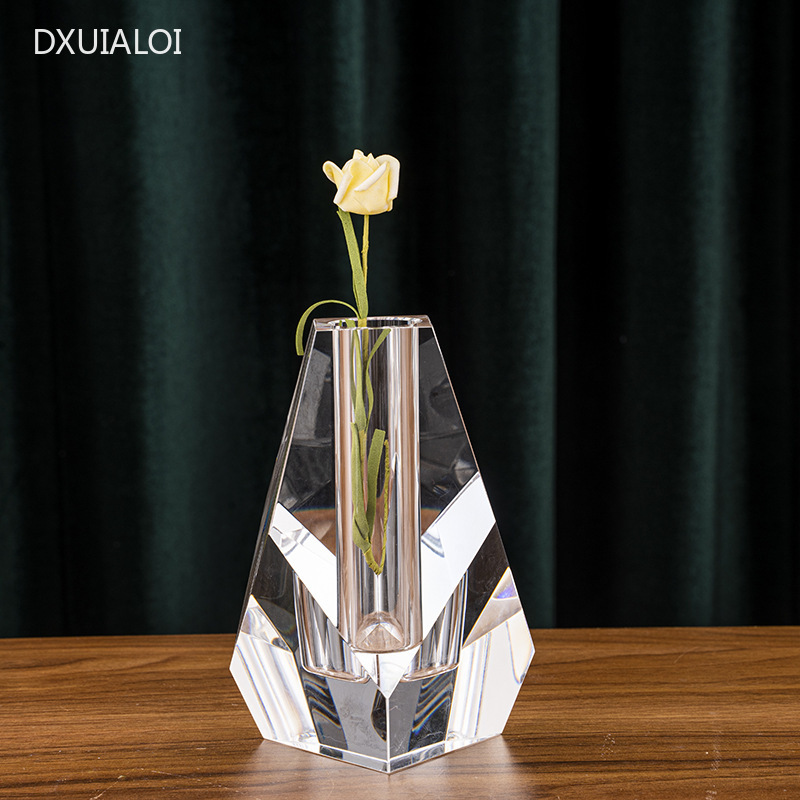 Vase en cristal minimaliste mo - Home Office Interior Design avis et prix