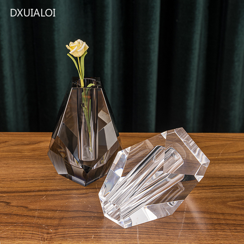 Vase en cristal minimaliste mo - Home Office Interior Design avis et prix