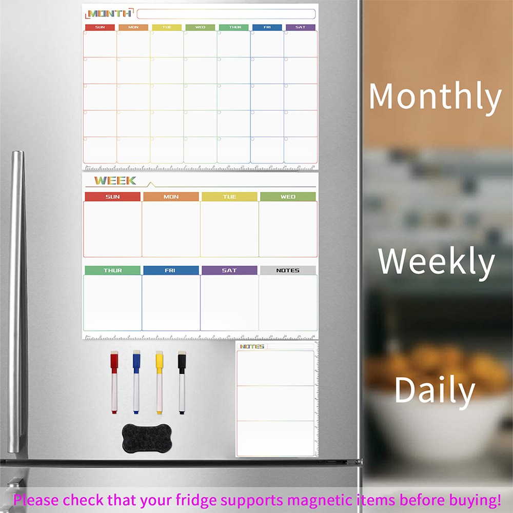 Tableau magnétique effaçable à - Magnetic Calendar Board avis et prix