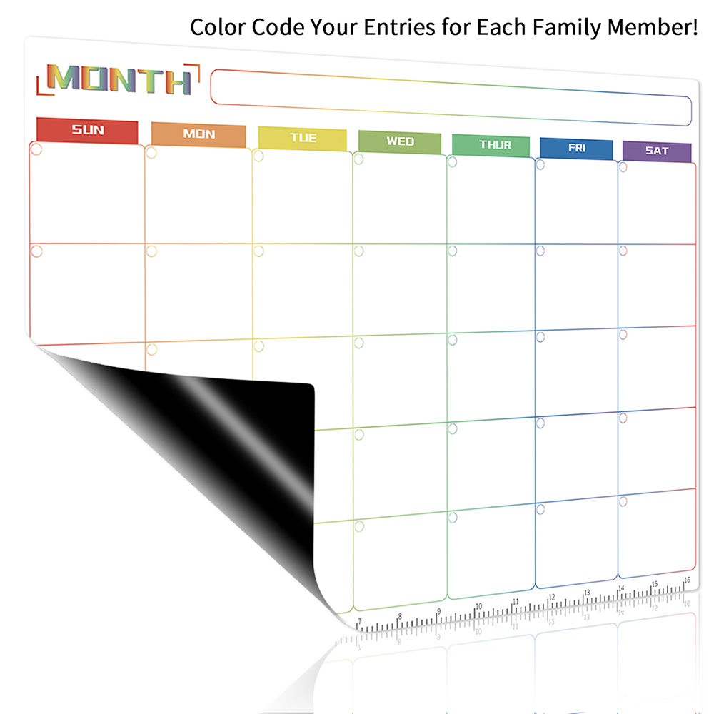 Tableau magnétique effaçable à - Magnetic Calendar Board avis et prix