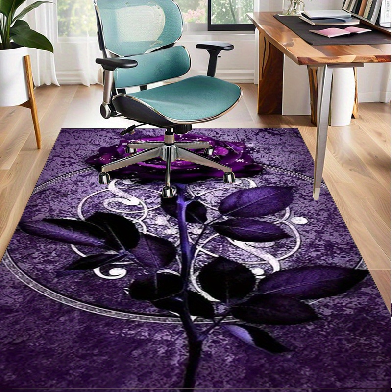 Tapis feuille violette pour un - Home Office Interior Design avis et prix