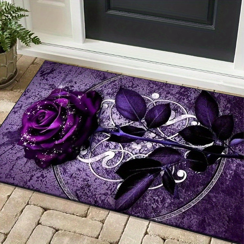 Tapis feuille violette pour un - Home Office Interior Design avis et prix