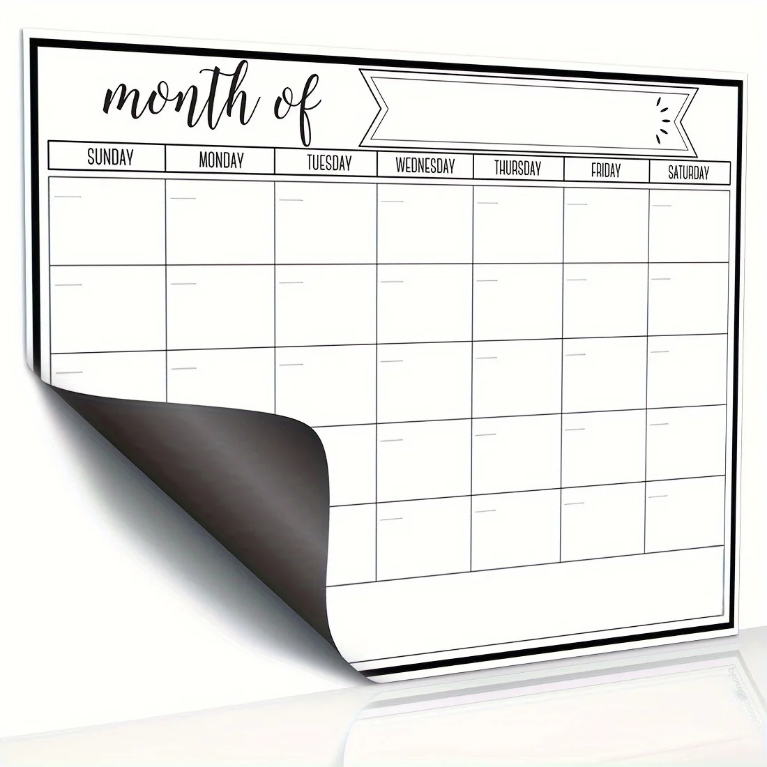 Tableau blanc magnétique de ca - Magnetic Calendar Board avis et prix