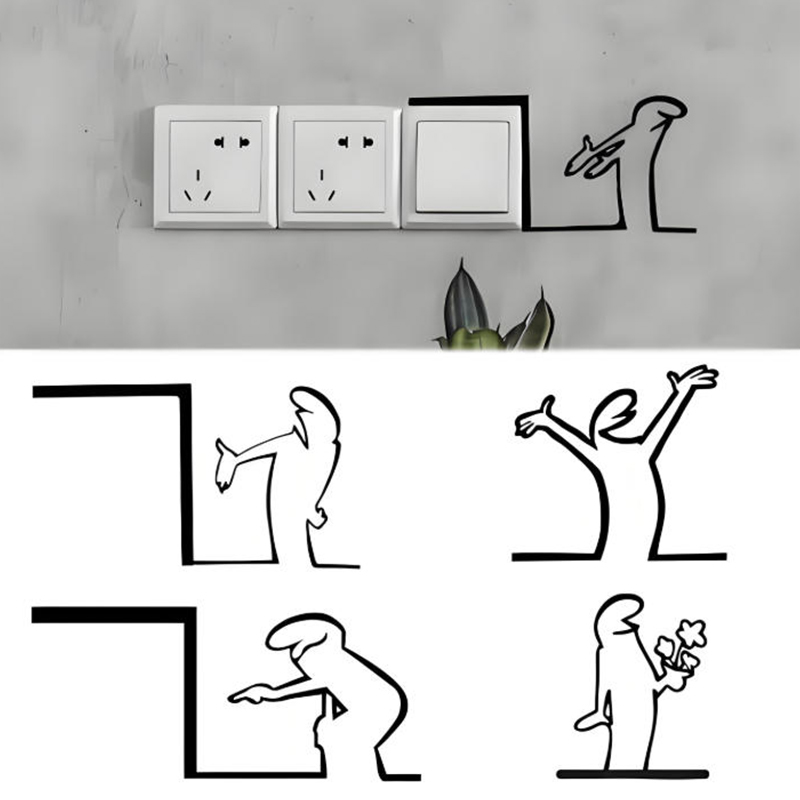 Autocollant minimaliste pour i - Home Office Interior Design avis et prix