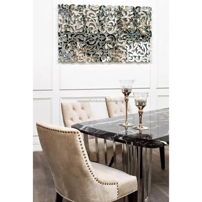 Miroir mural carré antique per - Home Office Interior Design avis et prix