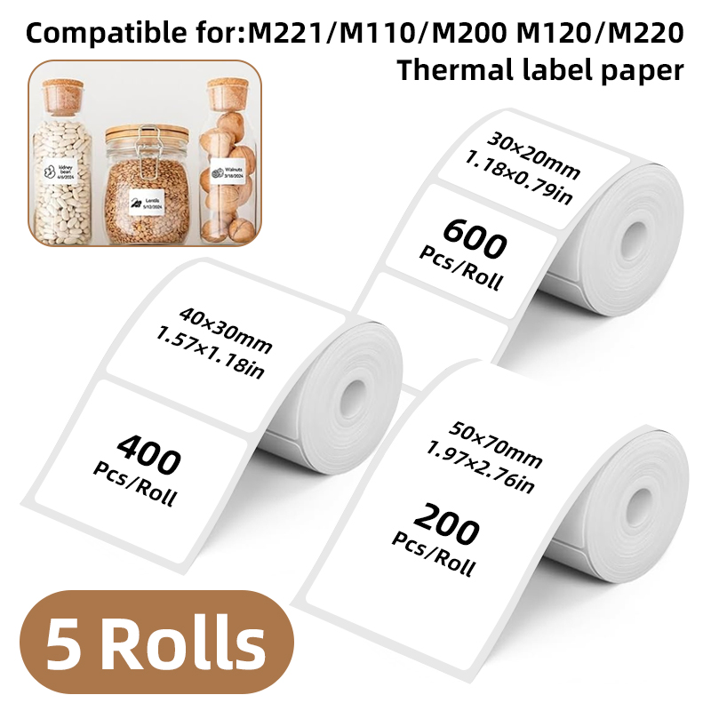 5 rouleaux d'étiquettes autoco - Home Office Printer avis et prix