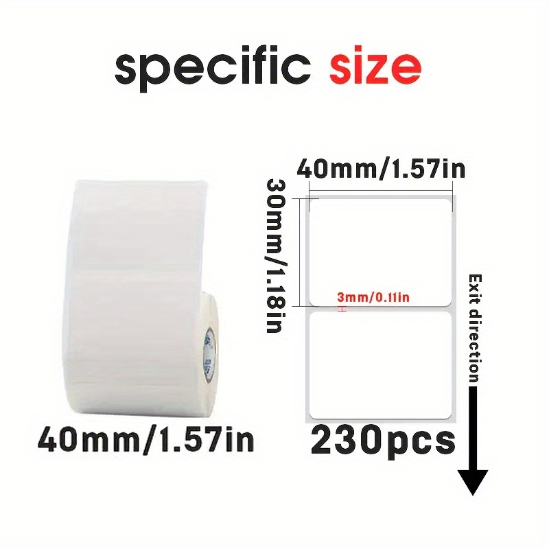 6 rouleaux de papier d'étiquet - Home Office Printer avis et prix
