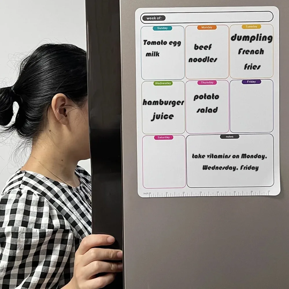 Calendrier hebdomadaire effaça - Magnetic Calendar Board avis et prix