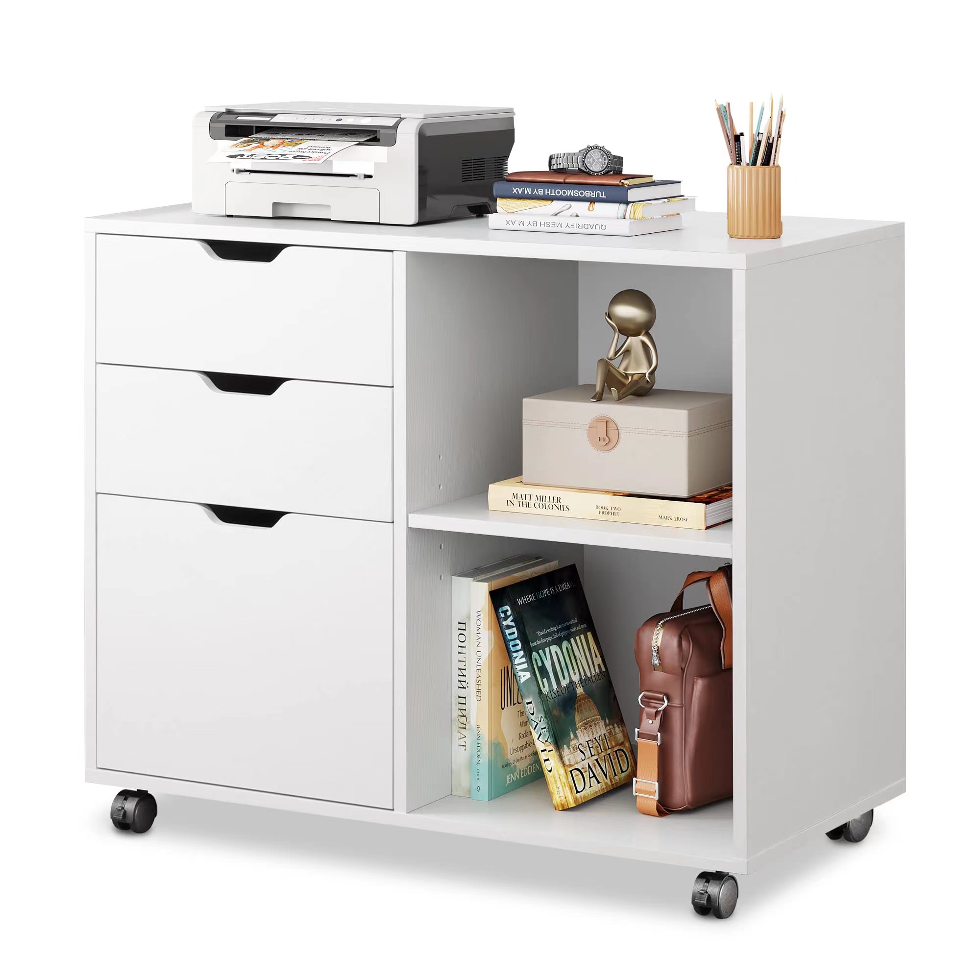Meuble de classement en bois à - Home Office Printer avis et prix