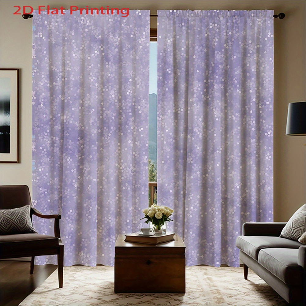 Rideaux scintillants violets p - Home Office Interior Design avis et prix