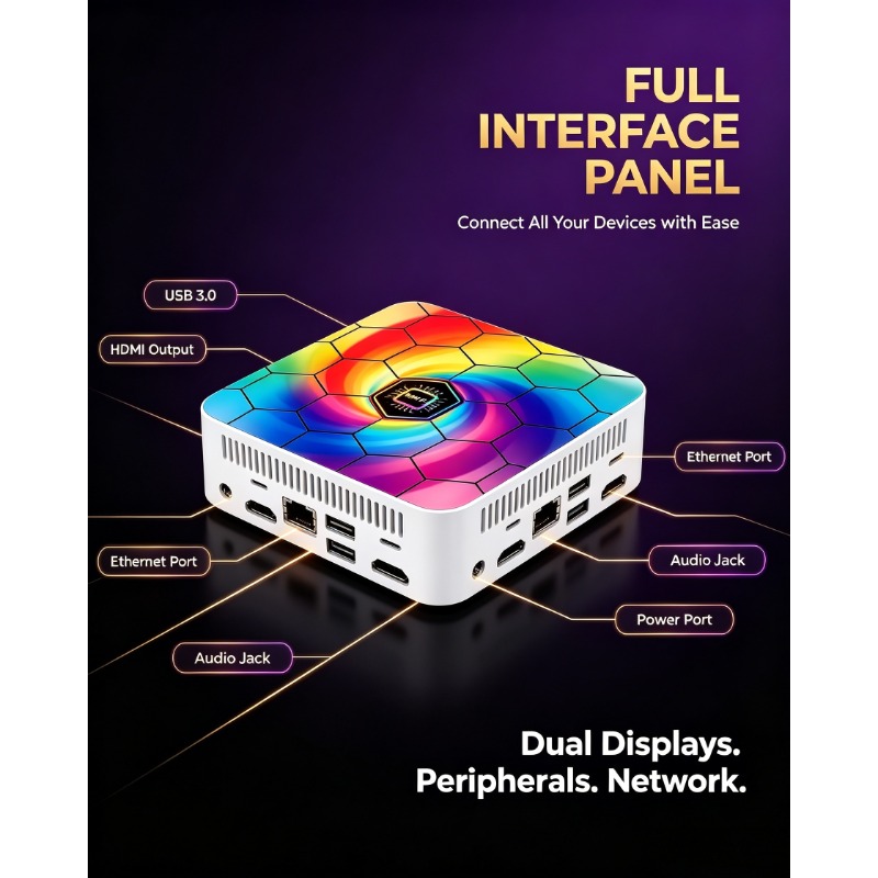 Mini PC Multicolore Ultra-Minc - Home Office Windows 11 avis et prix