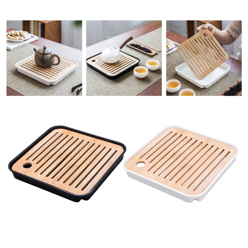 Plateau à thé en bambou, Mini  - Desktop Organizer Bamboo avis et prix