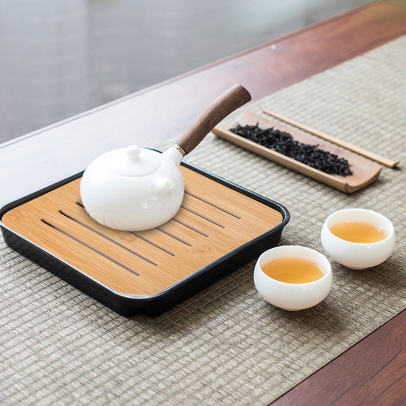 Plateau à thé en bambou, Mini  - Desktop Organizer Bamboo avis et prix